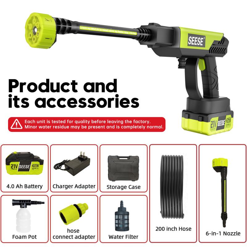 SwishJet™ Portable Pressure Washer Kit