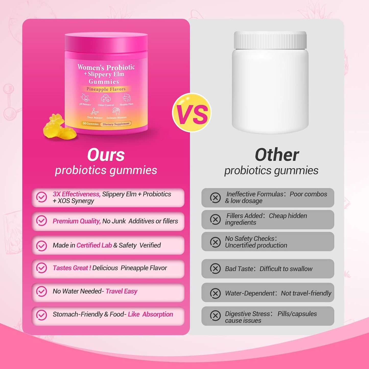 MagicMate™ 4HER Probiotic Balance Gummies