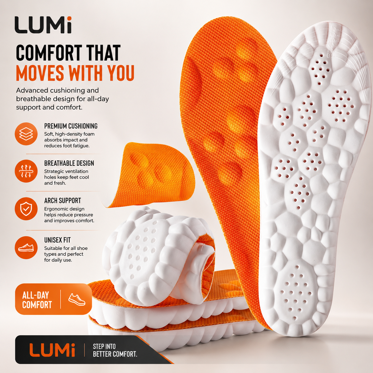 LUMi™ Cloud Massage Insoles