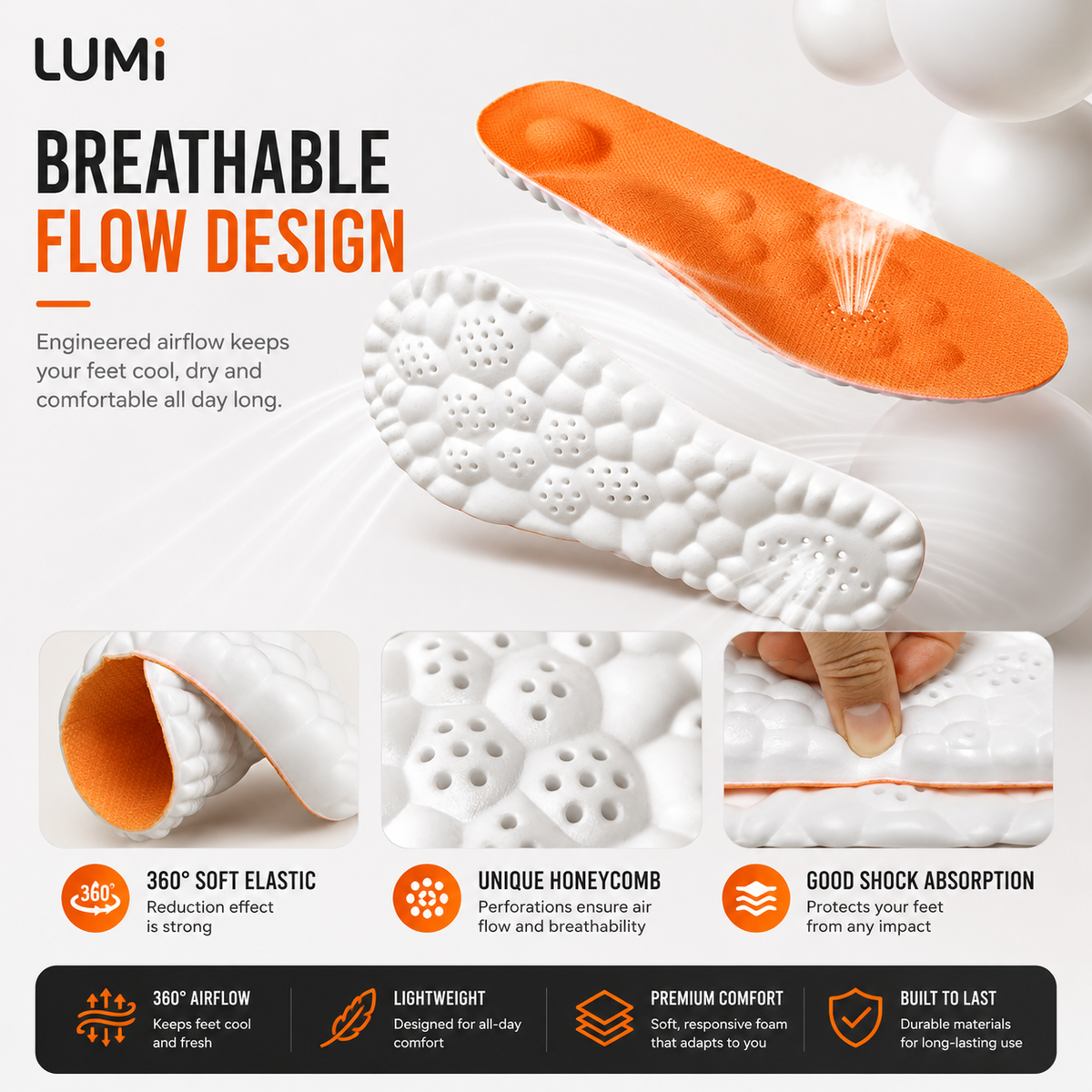 LUMi™ Cloud Massage Insoles