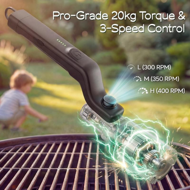 SwiftJet™ Electric Grill Brush Kit